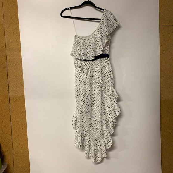 - NEW MARIANNA SENCHINA One Shoulder Dress Ruffle BX2 - Picture 5 of 7